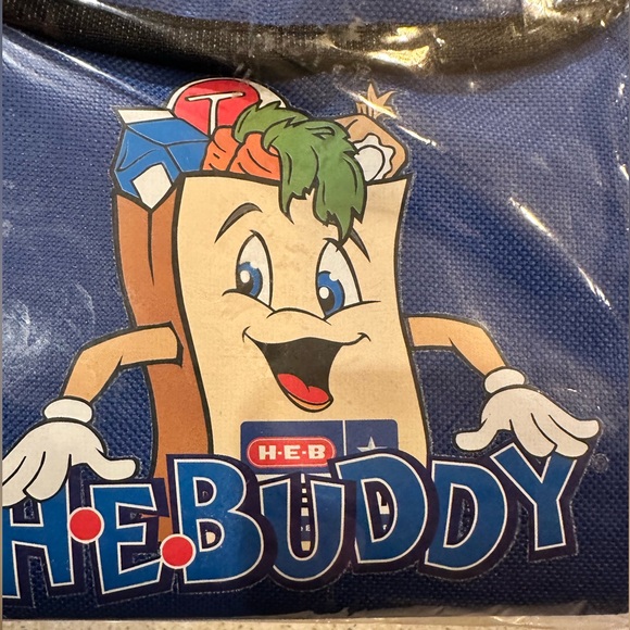 H-E-B HEB Grocery Store H-E-Buddy Kids Soft Sided Lunch Box Bag - Picture 3 of 14